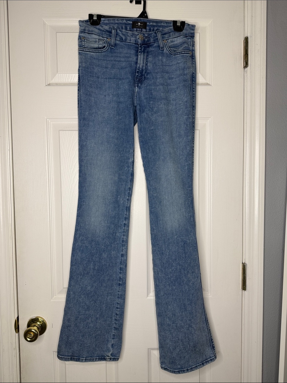 7 For All Mankind Light Blue Women's Kimmie Bootcut Y2K 90’s Jeans Size 27 or 4